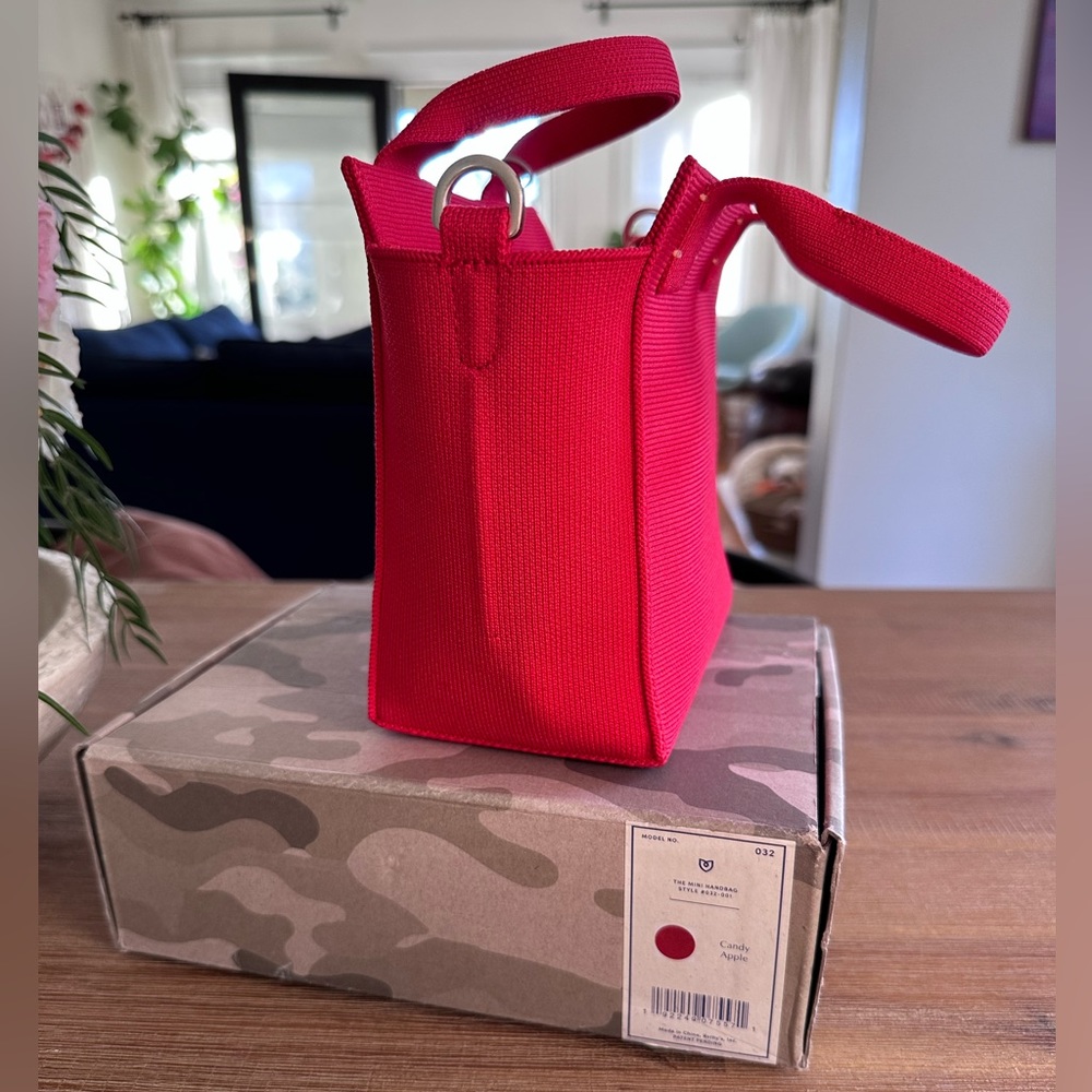 Rothy’s The Mini Handbag in Candy Apple / discontinued color